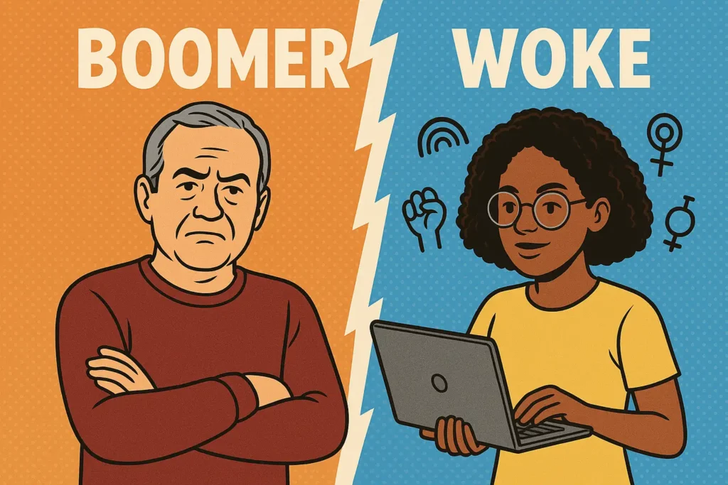 Woke og boomer